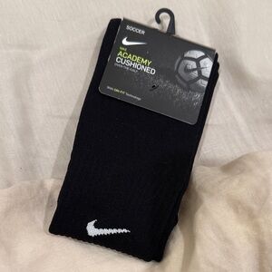 Nike Black Cushioned Soccer Socks